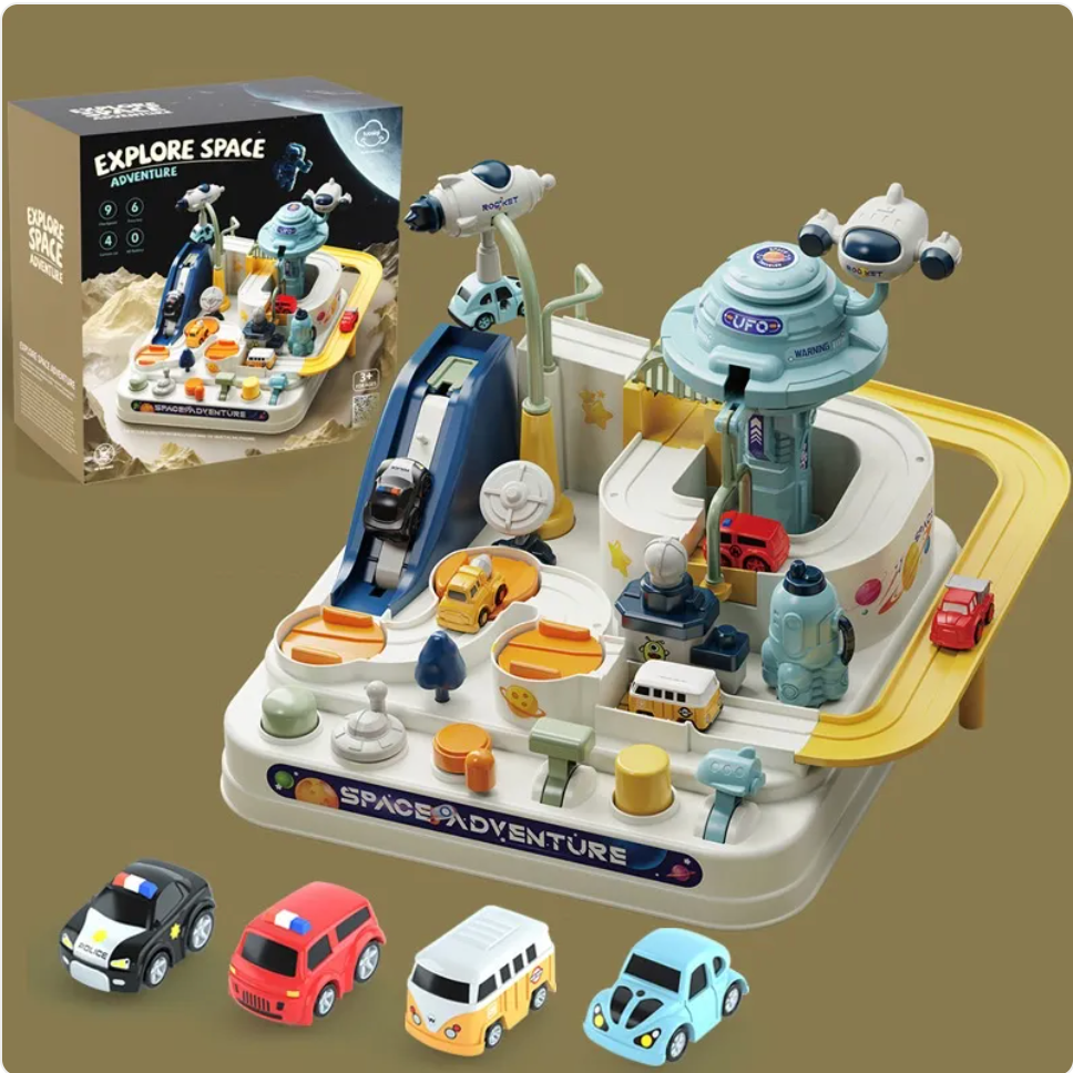Kids' Action Railcar Train Set