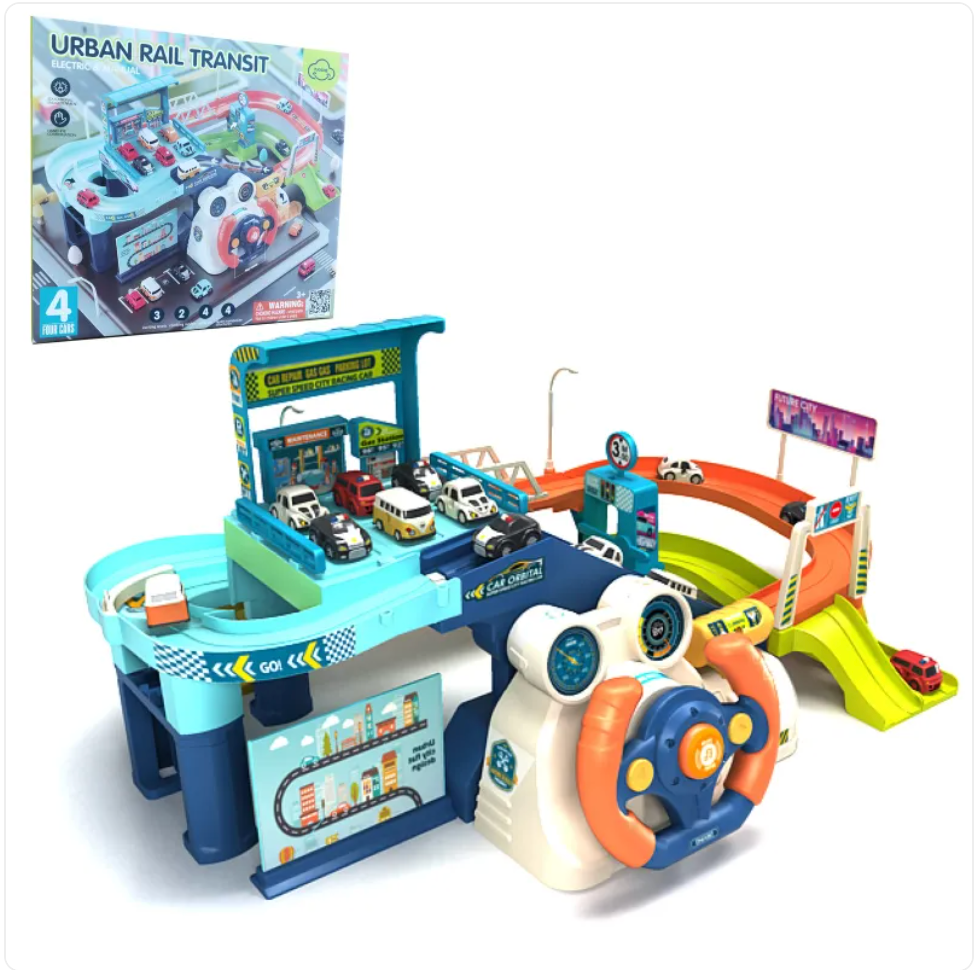 Kids' Action Railcar Train Set