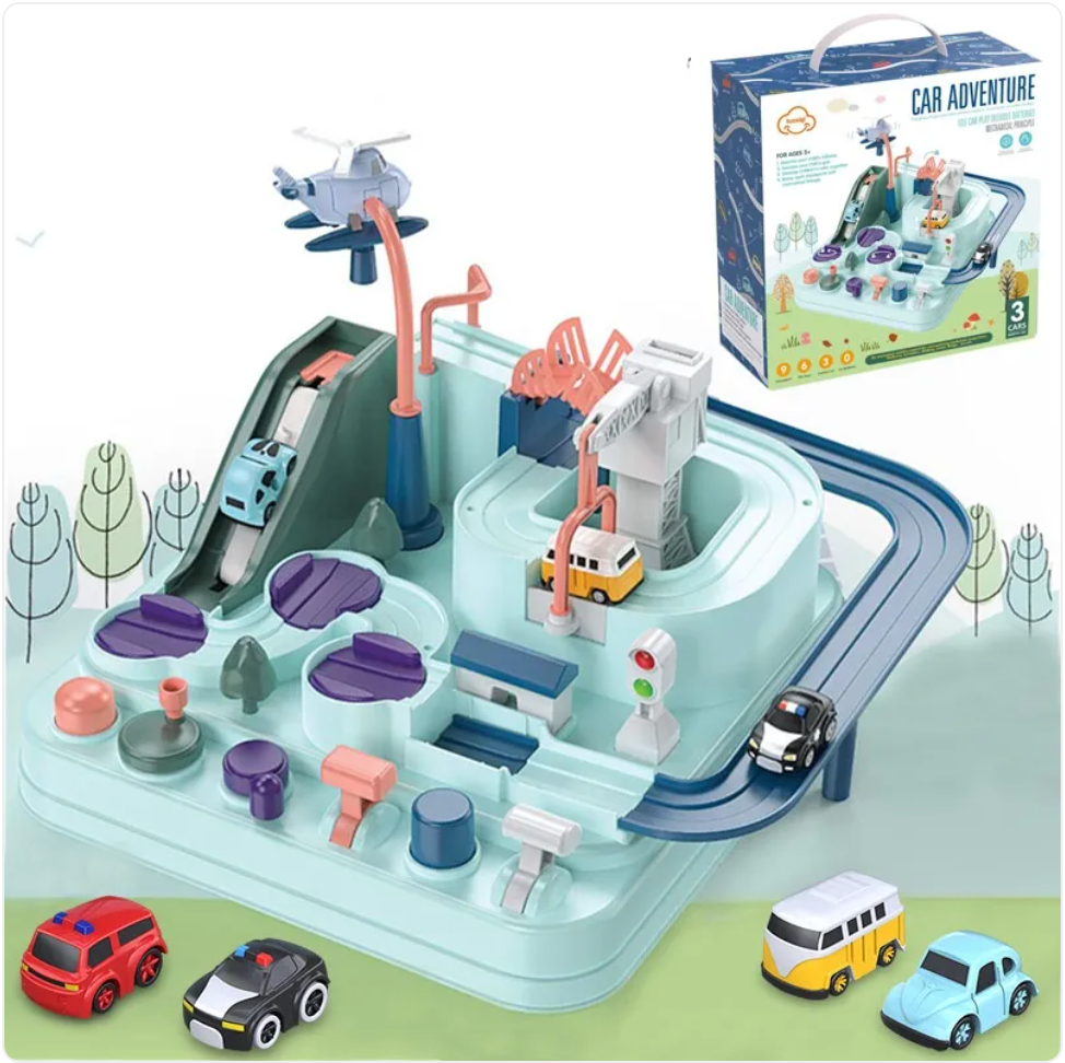 Kids' Action Railcar Train Set