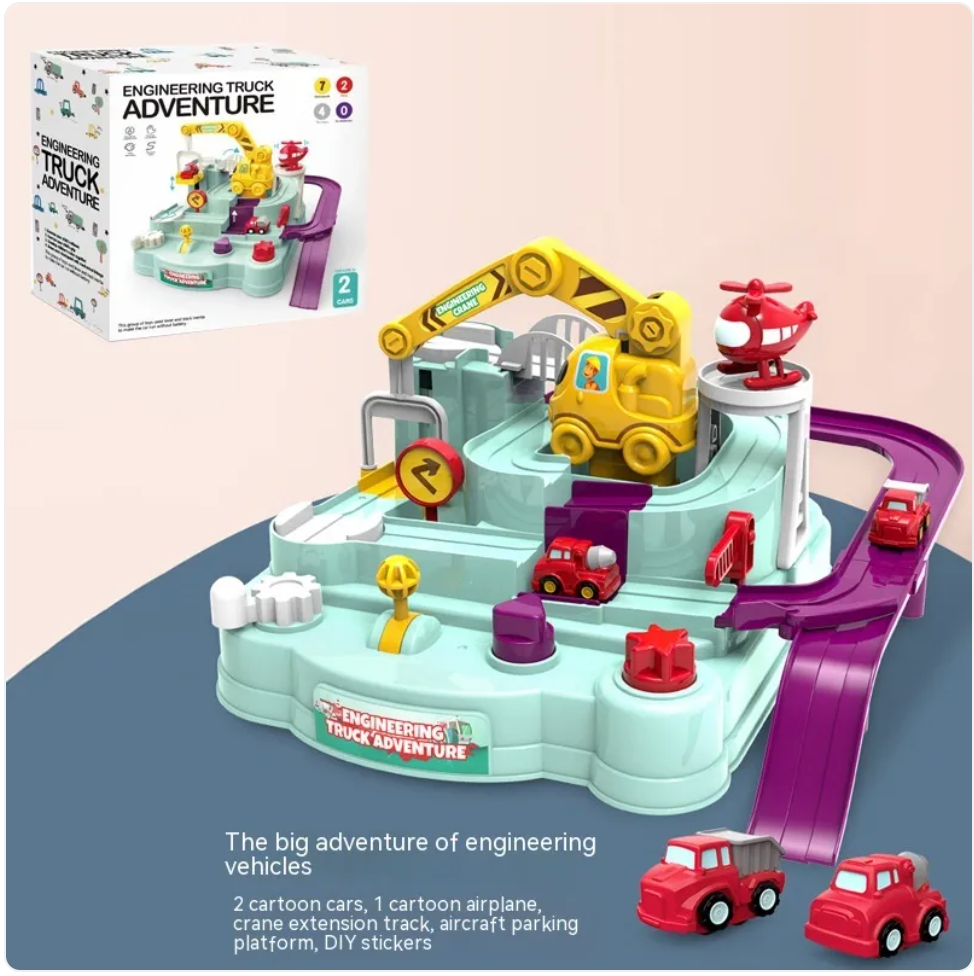 Kids' Action Railcar Train Set