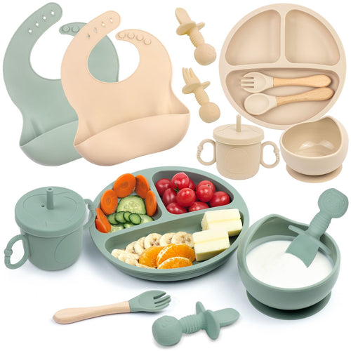 18-Piece Silicone Baby Feeding & Weaning Set